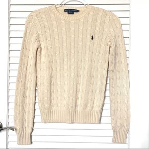Ralph Lauren cable knit sweater size XS